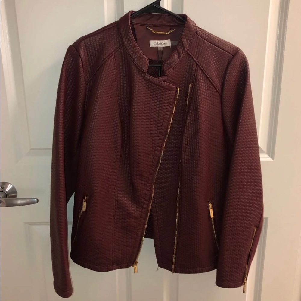 Calvin Klein leather jacket